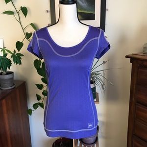 REI Women's Purple Short Sleeve Athletic Workout Top XS